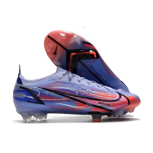 Nike Mercurial Vapor XIV Elite FG KM Flames Lila Plata